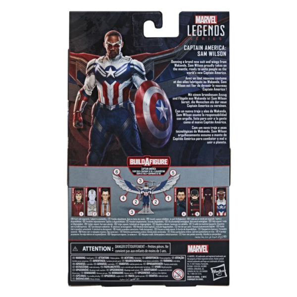 Marvel Legends Series TFATWS Captain America Sam Wilson 7