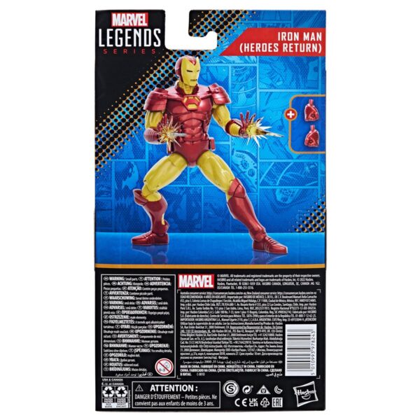 marvel legends series iron man (heroes return)