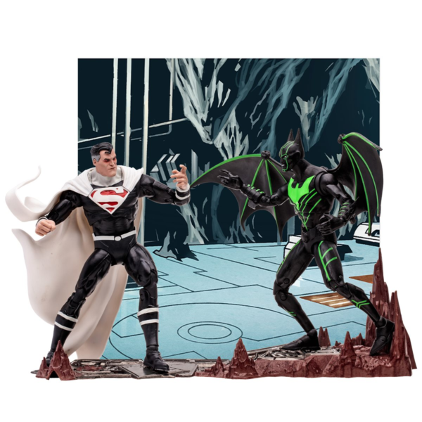 dc multiverse batman beyond vs justice lord superman 2 pack